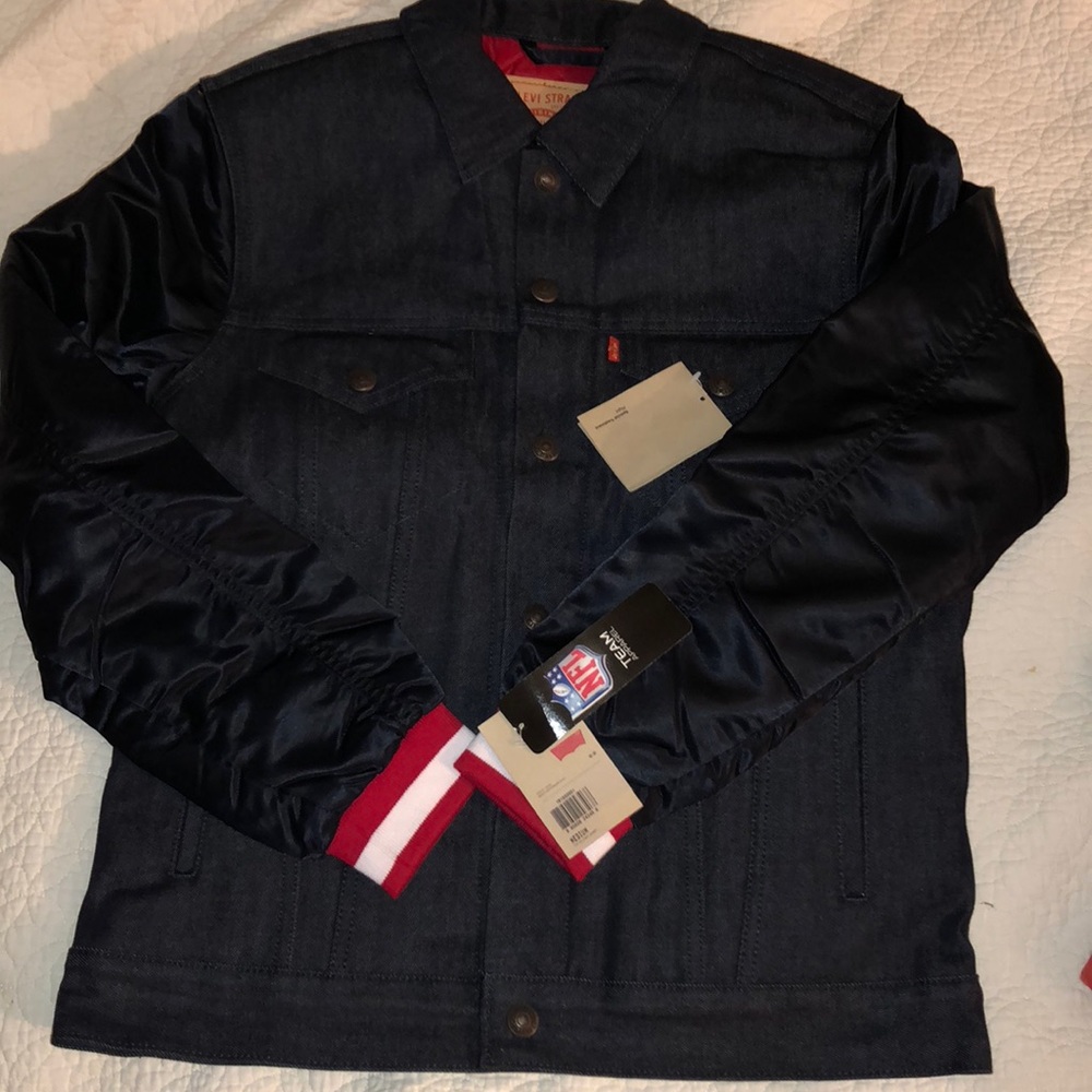 Levi’s x 49er’s denim trucker jacket size med NWT